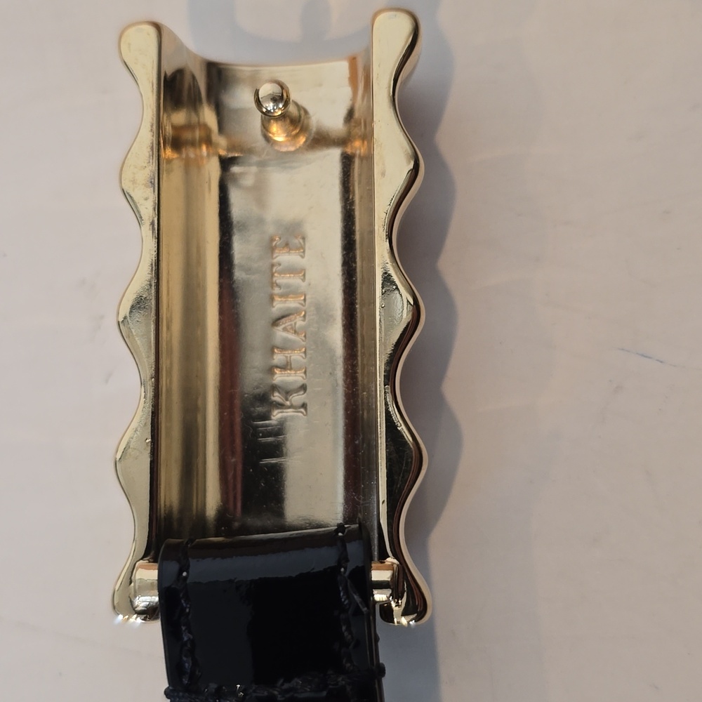 KHAITE Julius Small Leather Belt, Small, 85 (34") - Picture 5 of 9